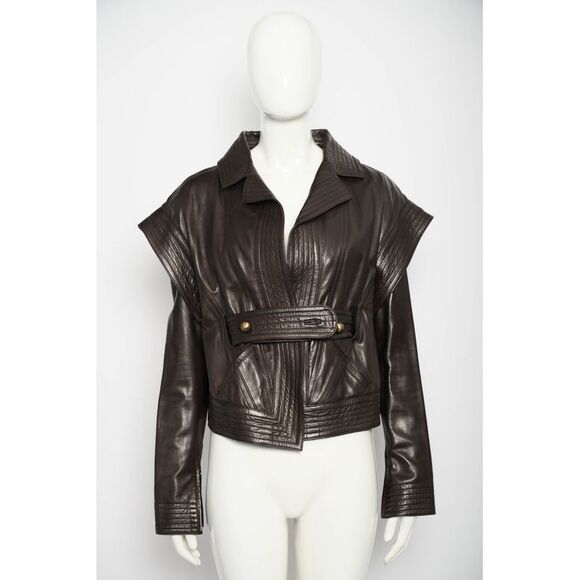 FENDI Fur Lining Biker Jacket